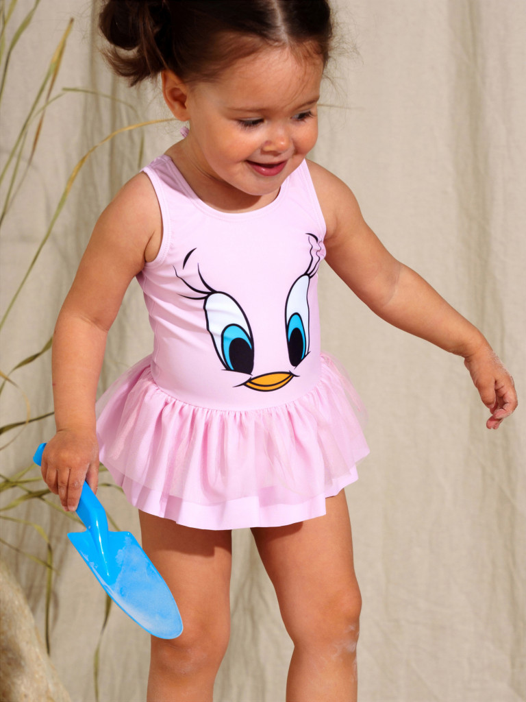 Купальник слитный для девочек PlayToday