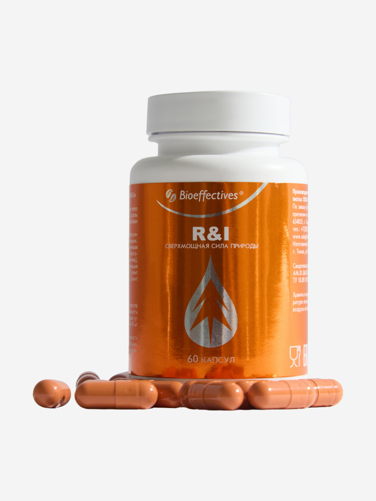 БАД к пище R&I Bioeffectives, 60 кап.