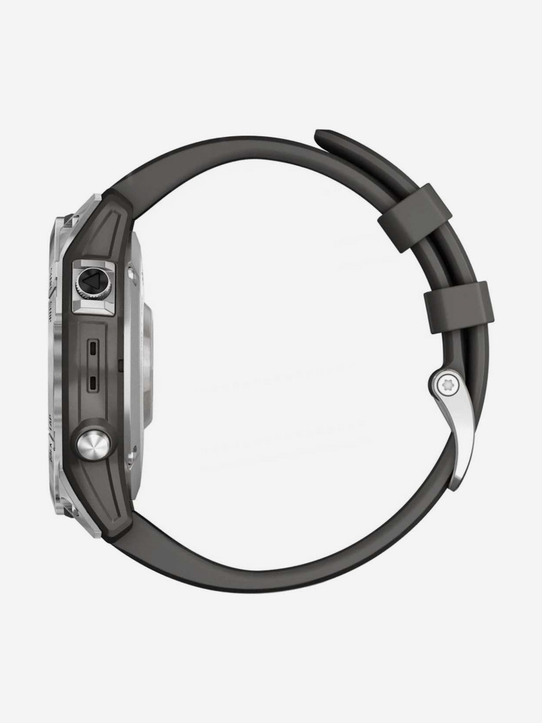 Спортивные часы Garmin Fenix 7 Silver с силиконовым ремешком