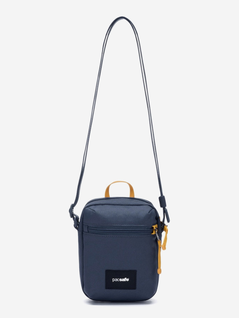 Сумка антивор Pacsafe GO Micro Crossbody, темно-синий, 1,5 л.