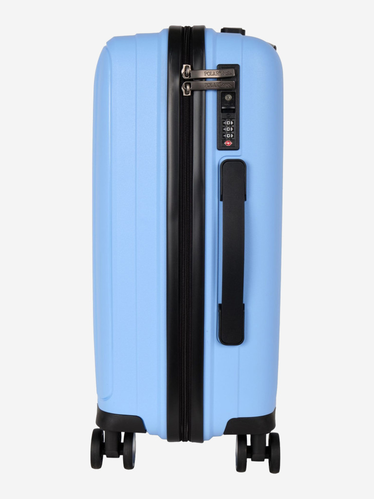 Чемодан Polar РР829 " синий (20") пластик PP (полипропилен) малый"