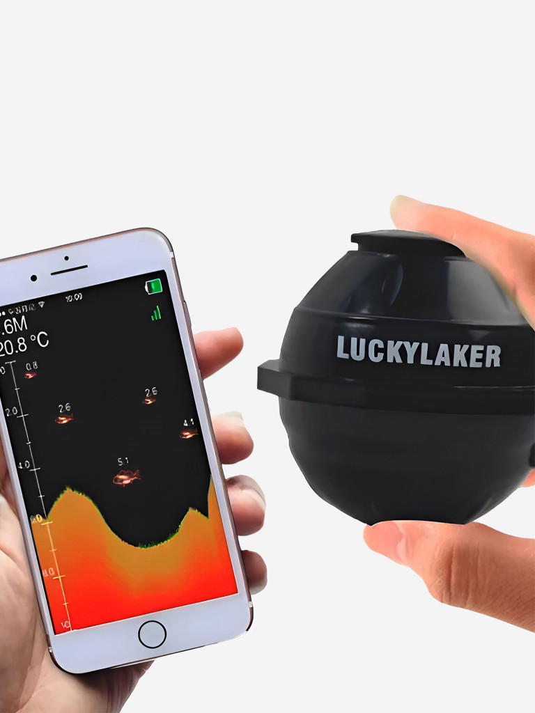 Эхолот для рыбалки Lucky Laker FF916 Wi-Fi, беспроводной, для зимней и летней, с лодки и берега