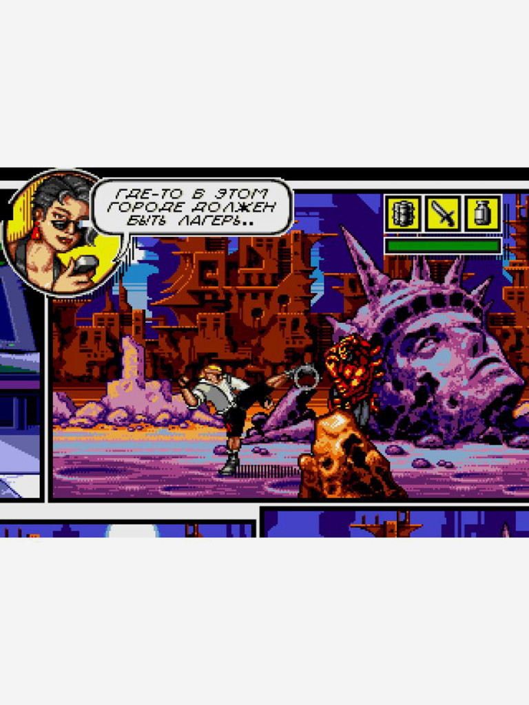 Картридж игровой DVTech Comix Zone (на русском) 16 bit