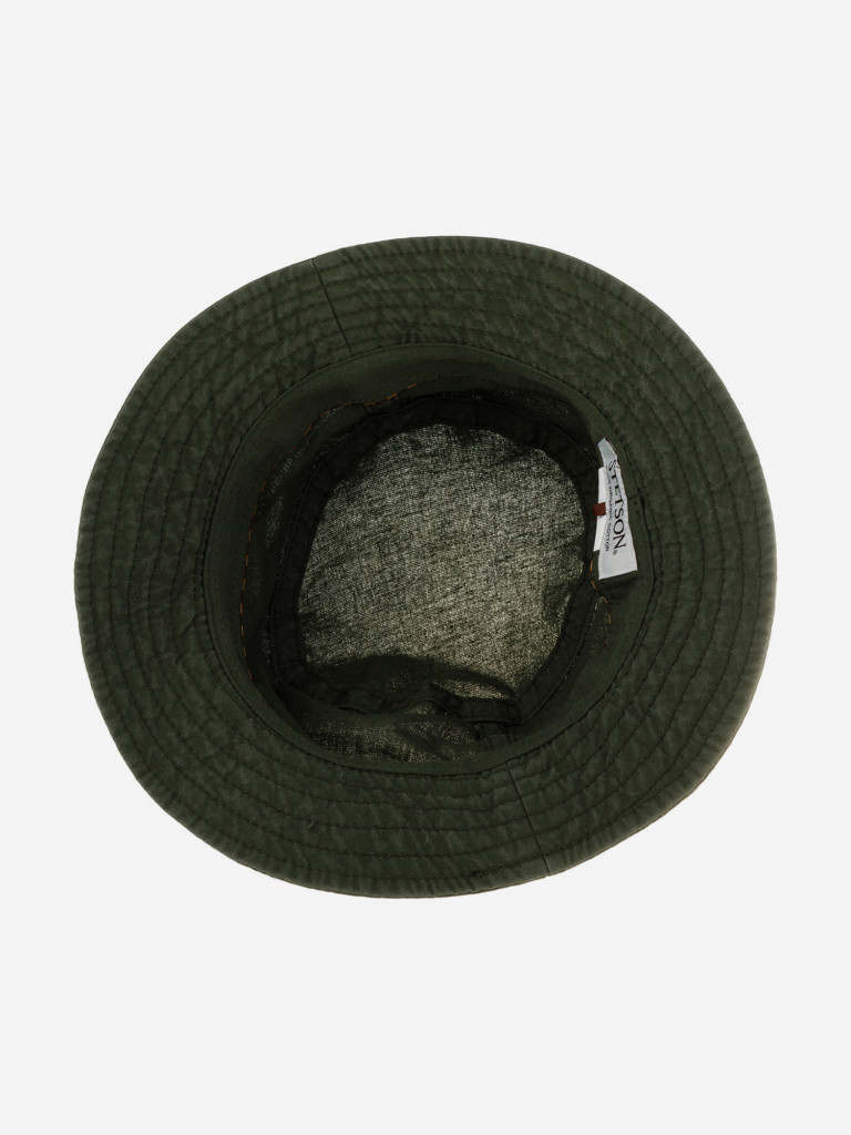 Панама STETSON 1811101 BUCKET DELAVE (оливковый)