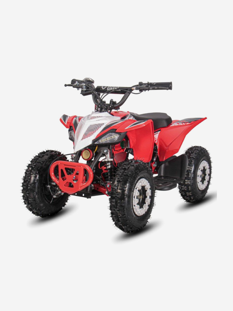 Детский электроквадроцикл White Siberia Sneg Leto R 1000W 36V 12Ah красный