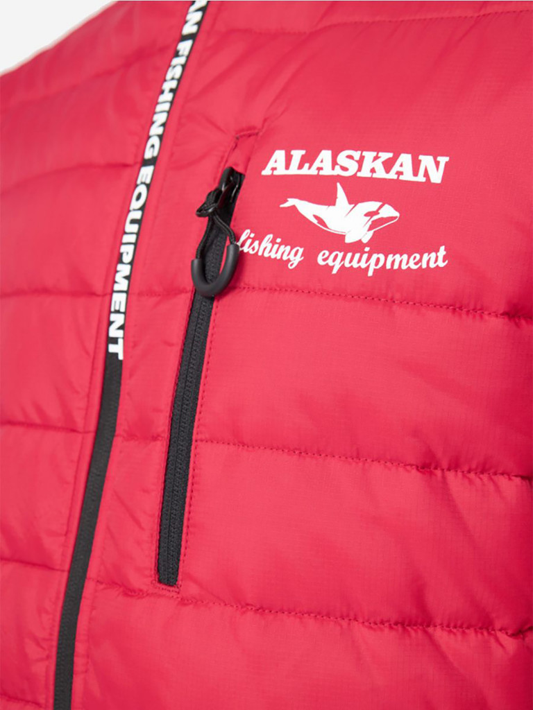Куртка мужская Alaskan Juneau Red утепленная стеганая для рыбалки и охоты