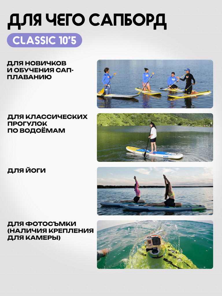 Сапборд PRIME - CLASSIC 10'5