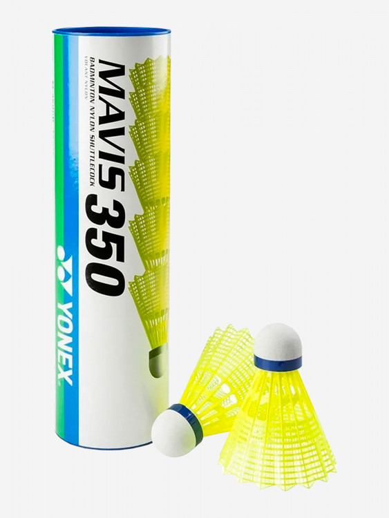 Воланы пластиковые Yonex Mavis 350, Средняя, 6шт.