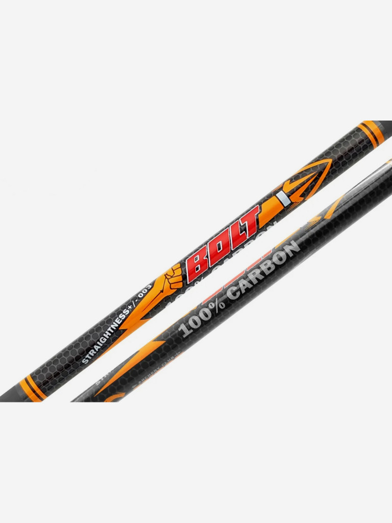 Стрела арбалетная карбоновая Centershot Bolt 22", оперение Q2i Fusion X-2 3", латунный инсерт