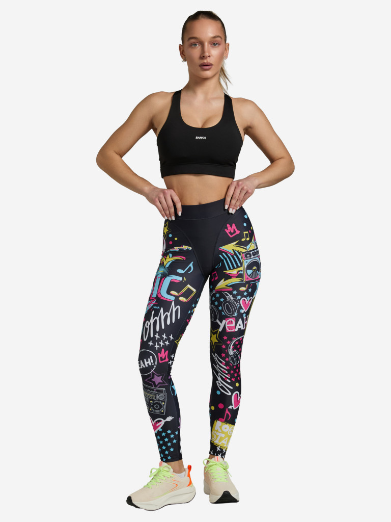 Легинсы женские спортивные BARKA, лосины для спорта, тайтсы