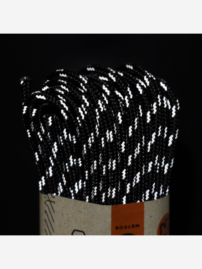 Паракорд 275 T-Gear x CORD nylon 30м световозвращающий (Black)
