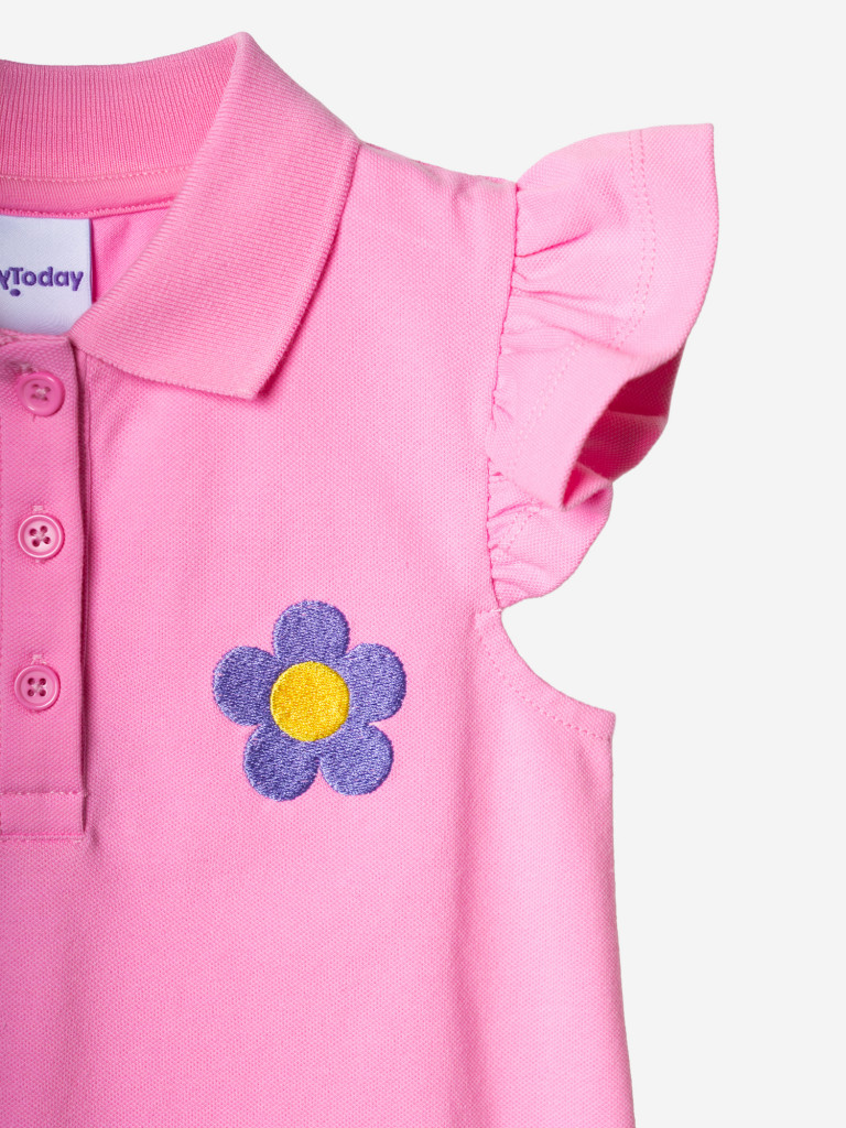 Футболка-поло для девочки PlayToday