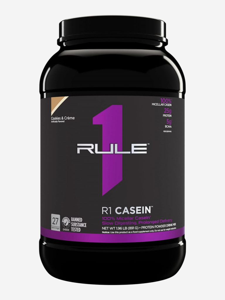 Протеин Rule 1 Casein, 891 г, Печенье с кремом