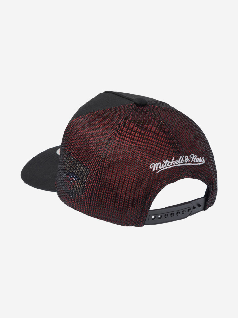 Бейсболка с сеточкой MITCHELL NESS HT11506-P76BLCK Philadelphia 76Ers NBA (черный)
