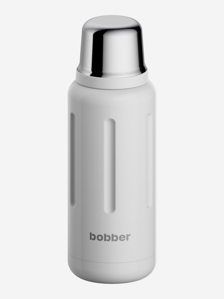 Термос вакуумный для напитков BOBBER Flask 770 мл пробка с каналами для налива тепло до 36 часов белый