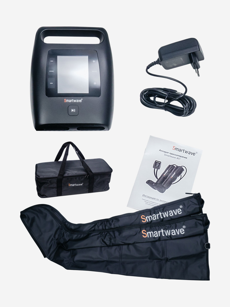 Лимфодренажный массажер Smartwave 401, комплект с манжетами для ног