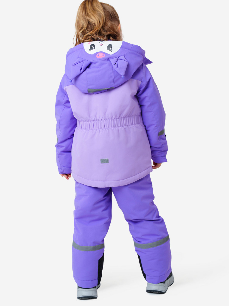 Комплект зимний для девочек: куртка, полукомбинезон PlayToday