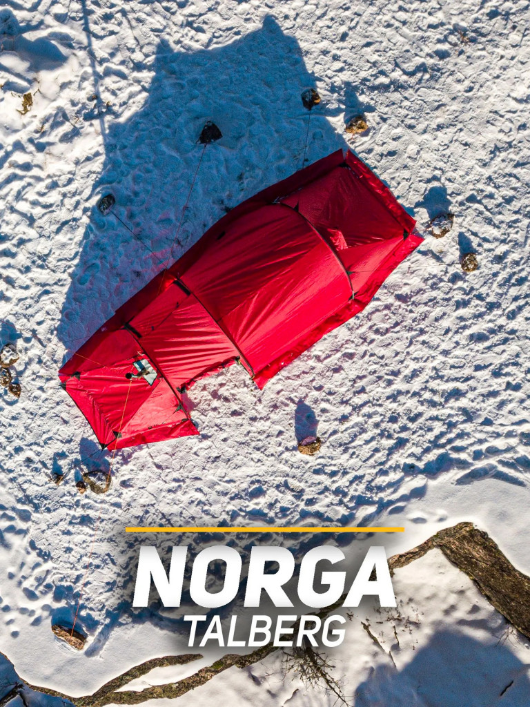 NORGA 3 палатка Talberg, зелёный
