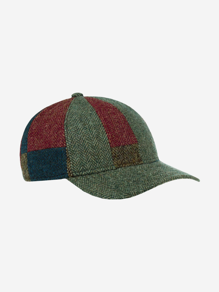 Бейсболка STETSON 7790502 BASEBALL CAP PATCHWORK WOOL (коричневый)