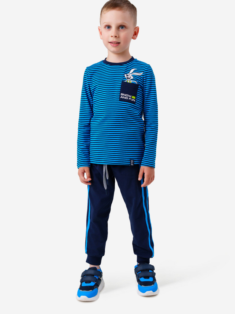 Комплект для мальчика: лонгслив, брюки PlayToday