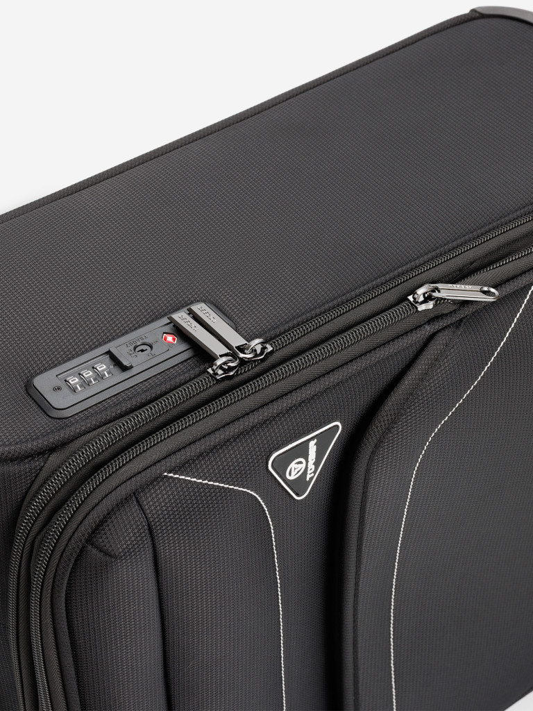 Чемодан TORBER Nero чёрный 37 л