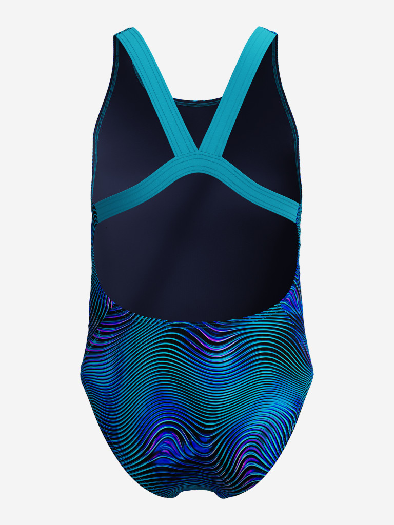 Купальник слитный для девочек Speedo Print Leaderback
