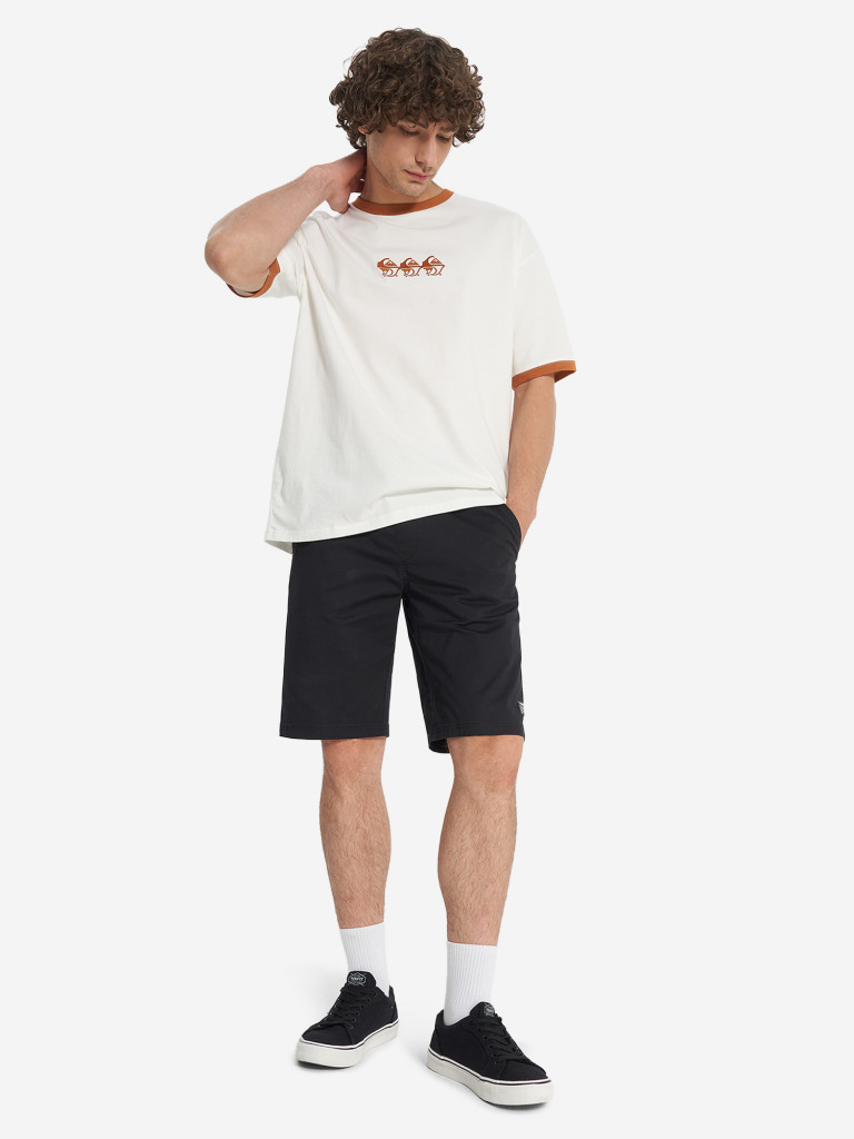 Футболка мужская оверсайз Quiksilver Ticket To The Beach Ringer