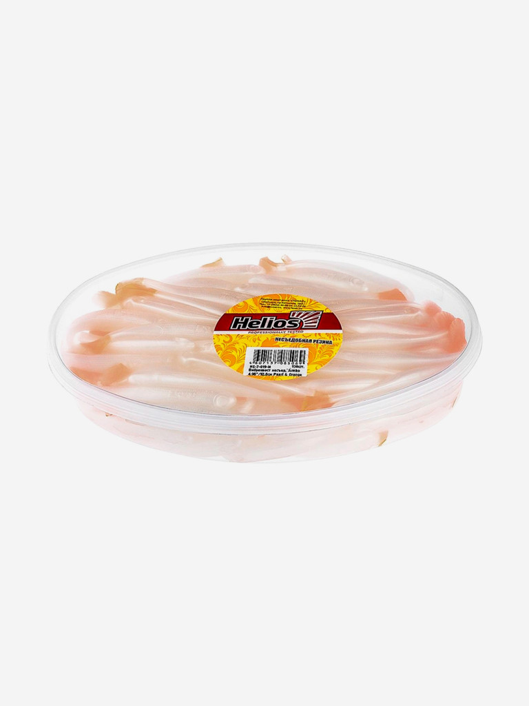 Мягкая приманка Helios Jumbo, 4,95'' / 12,5 см, Pearl & Orange, 100 шт (HS-7-019-N)