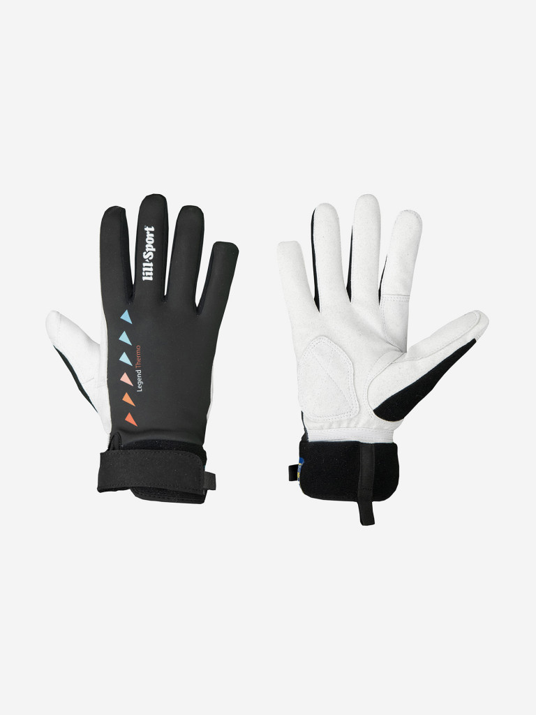 Гоночные лыжные перчатки Lillsport, модель Legend Thermo Black