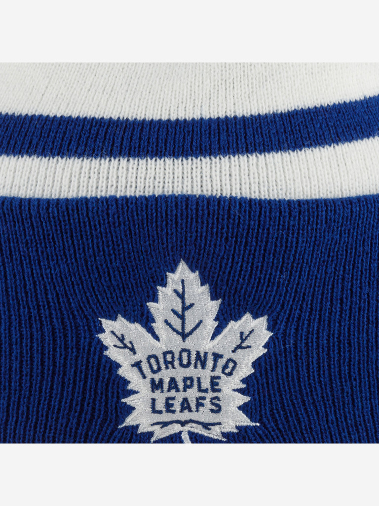 Шапка с помпоном MITCHELL NESS KTPCLD21212-TMLBLUE Toronto Maple Leafs NHL (синий)