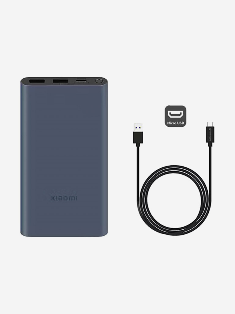 Внешний аккумулятор Xiaomi Power Bank 3 10000 mah 22.5W PB100DZM черный