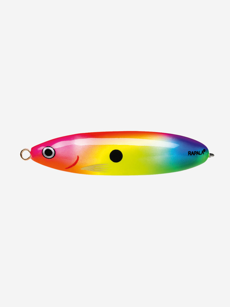 Блесна для рыбалки колеблющаяся RAPALA Minnow Spoon, 8см, 22гр /ELJ (незацепляйка)
