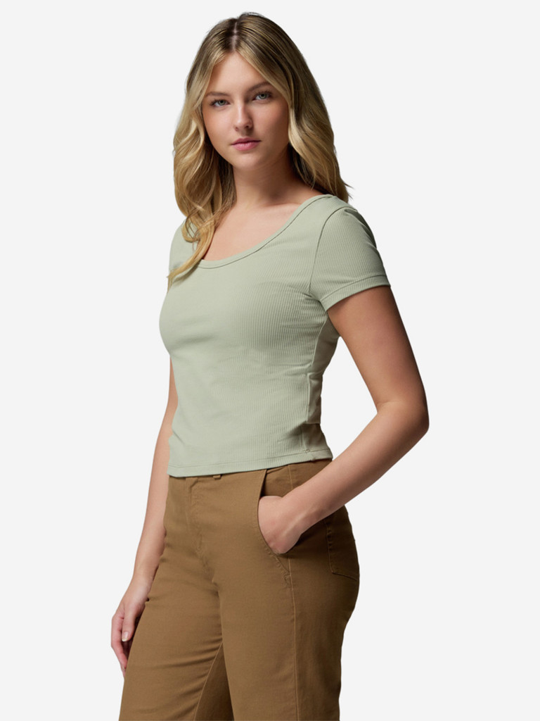 Футболка женская Columbia Pinetown Canyon Rib SS Tee