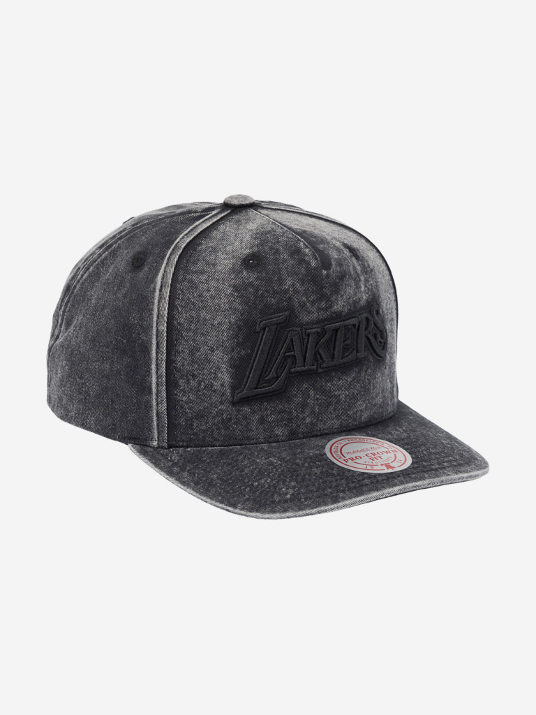 Бейсболка MITCHELL NESS HS7503-LALBLCK Los Angeles Lakers NBA (черный)