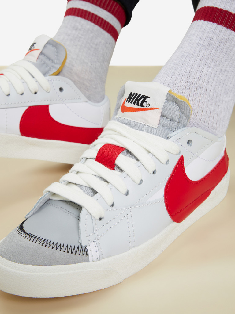 Nike blazer red swoosh on sale