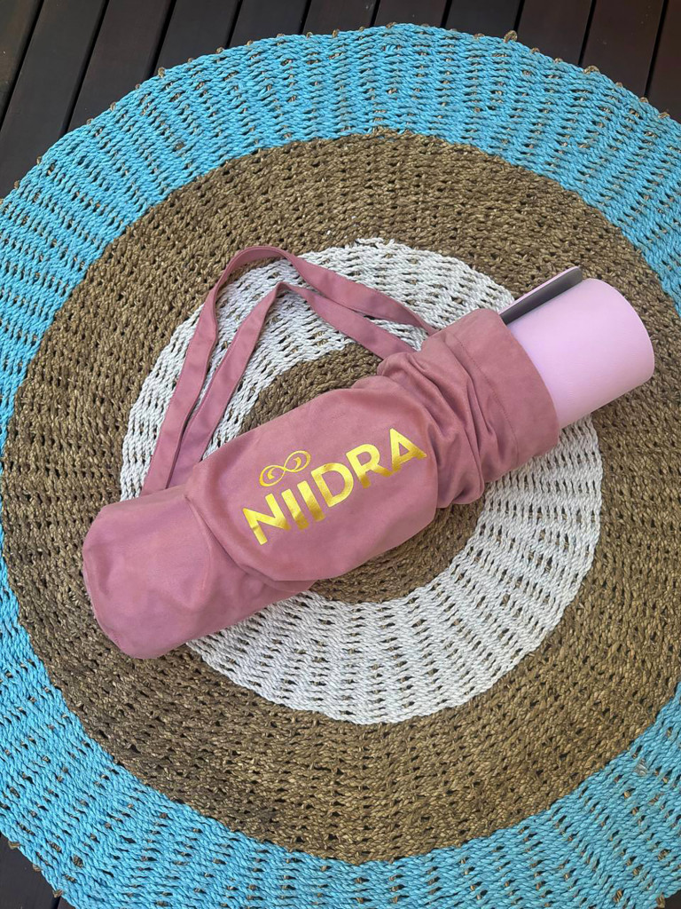 Коврик для йоги NiiDRA Basic лавандово-розовый