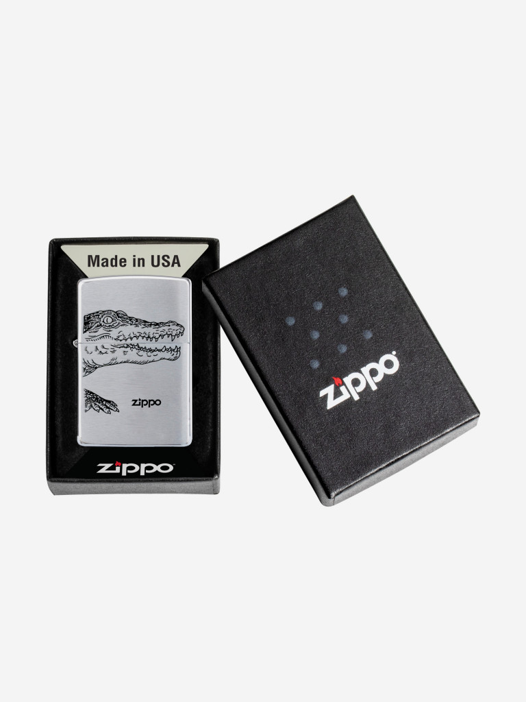 Зажигалка бензиновая ZIPPO 200 ALLIGATOR