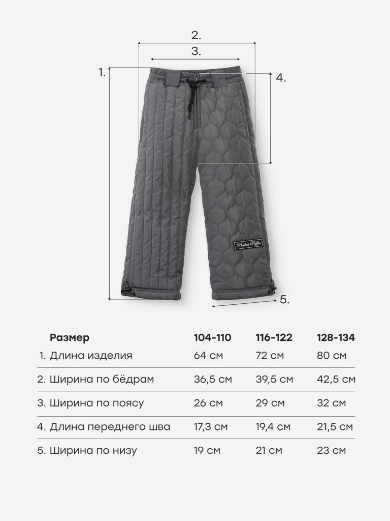 Брюки утепленные Happy Baby