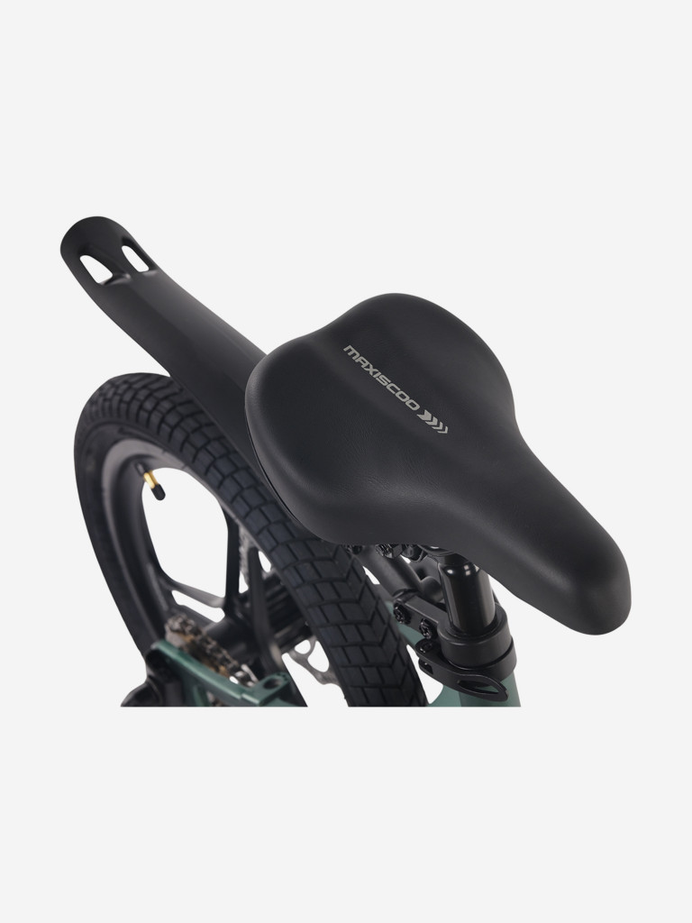 Велосипед Детский Maxiscoo Shark pro 16'' Зеленый Матовый (2026)