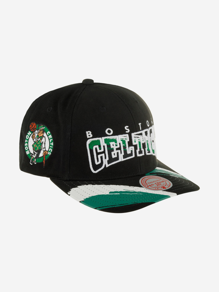 Бейсболка MITCHELL NESS HHSS5989-BCEYYPPPBLCK Boston Celtics NBA (черный)