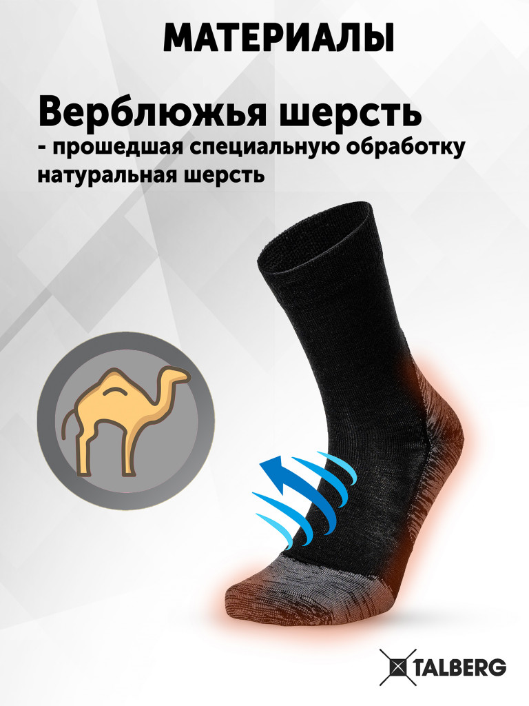 Термоноски Talberg City Camel -10