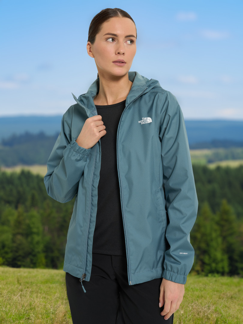 фото Куртка мембранная женская the north face quest, голубой