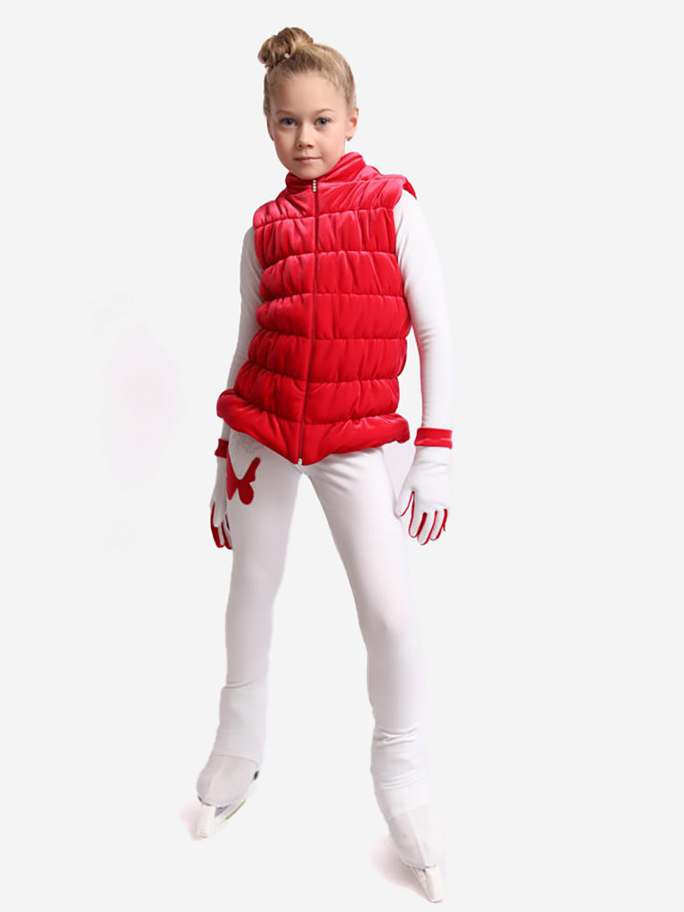 Жилетка для фигурного катания детская бархатная IceDress