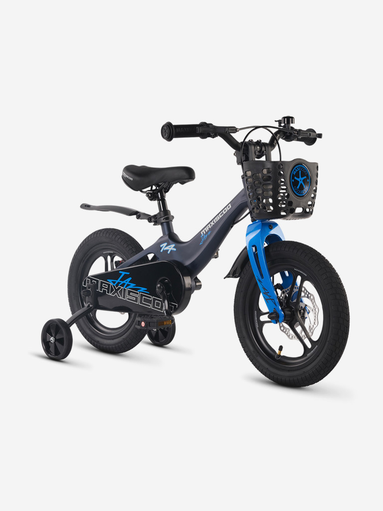 Велосипед детский Maxiscoo JAZZ PRO 14'', черный матовый, 2026