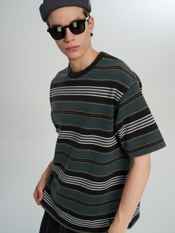Футболка мужская Vans LX Pique Stripe SS