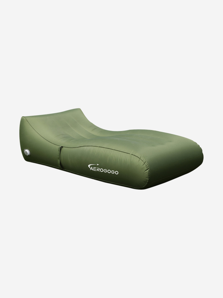 Надувной матрас-шезлонг Aerogogo GIGA PS2 зеленый