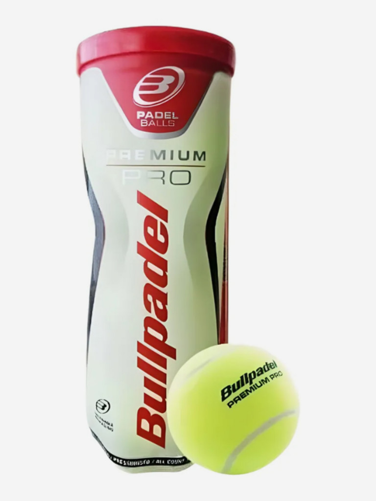 Набор мячей для игры в падел-теннис Bullpadel Premium Pro