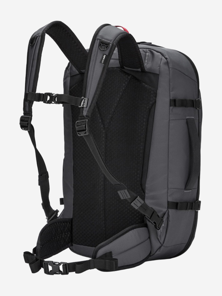 Рюкзак в ручную кладь антивор Pacsafe Venturesafe EXP45, темно-серый, 45 л.