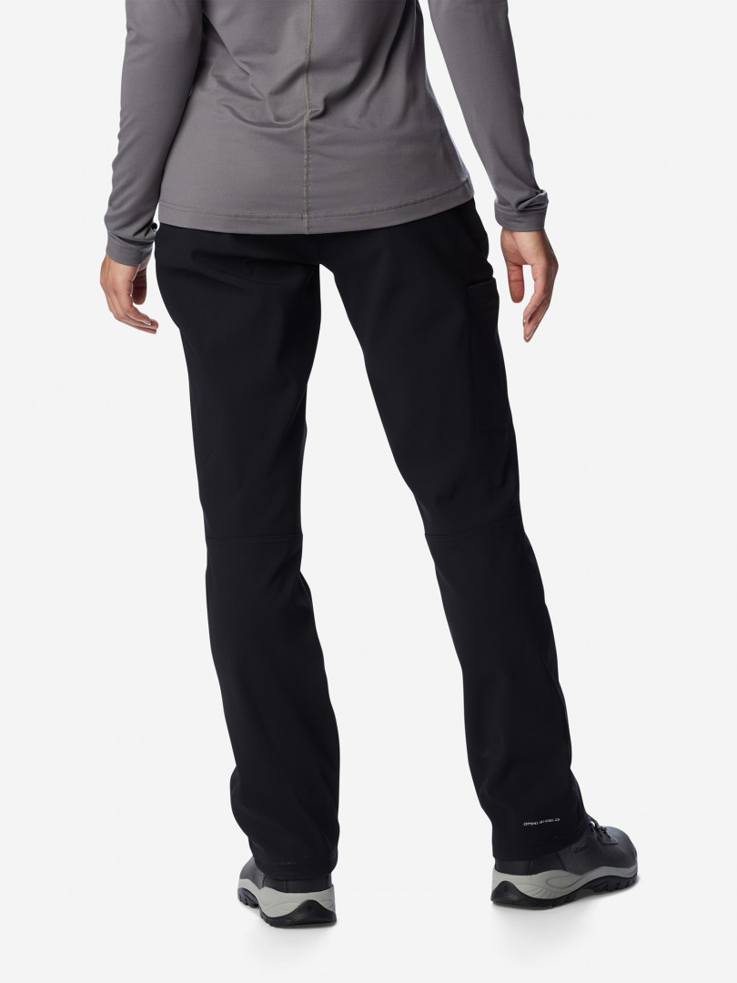 фото Брюки женские columbia back beauty warm softshell pant, черный