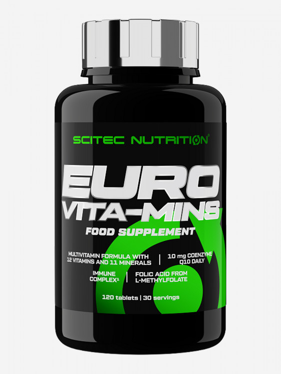 Комплекс витаминов и минералов Scitec Nutrition Euro vita-mins 120 таблеток